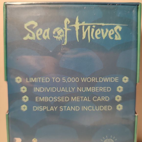 Sea Of Thieves Metal Card Ingot Official The Rare Collection Collectible - Picture 2 of 5